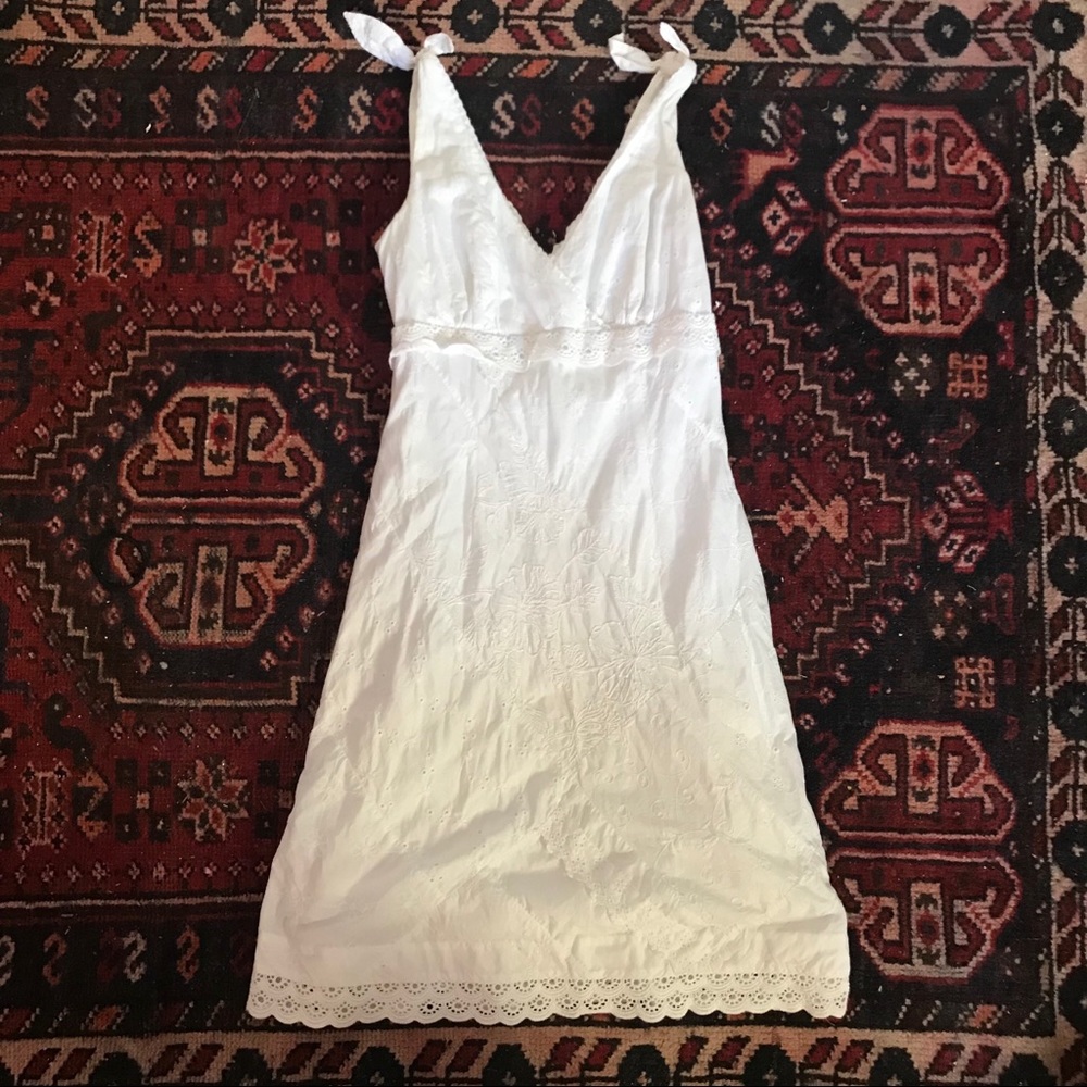 Gorgeous White Cotton Eyelet Lilly Pulitzer Dress
